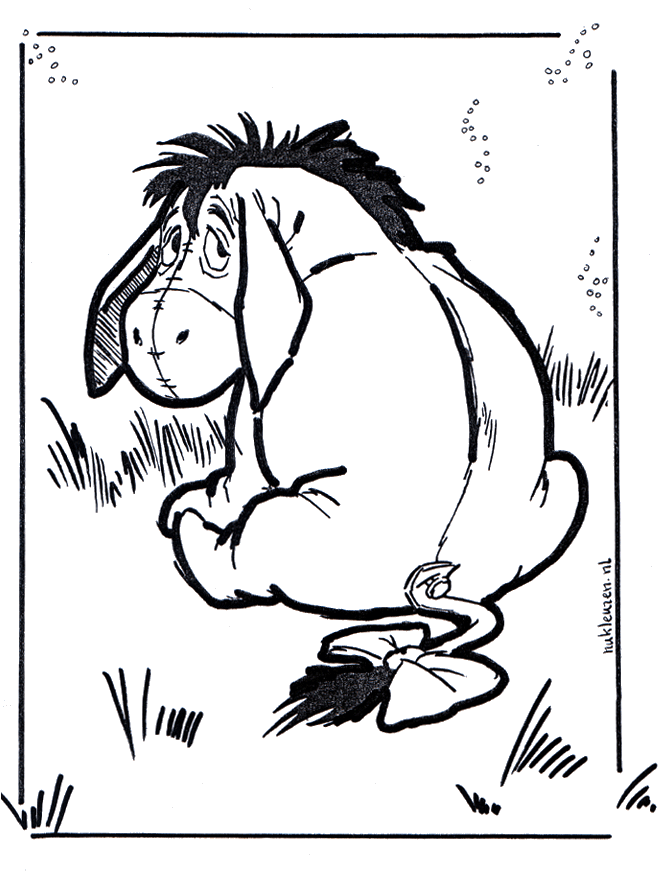 Kłapouchy kolorowanki